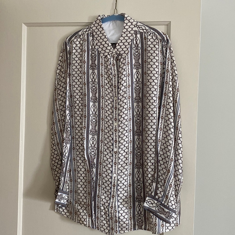 J.McLaughlin blouse 51% Silk 49% Viscose XL